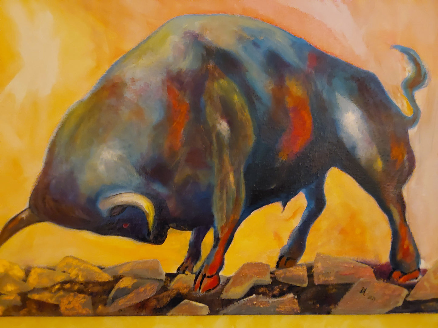 Stier abstrakt