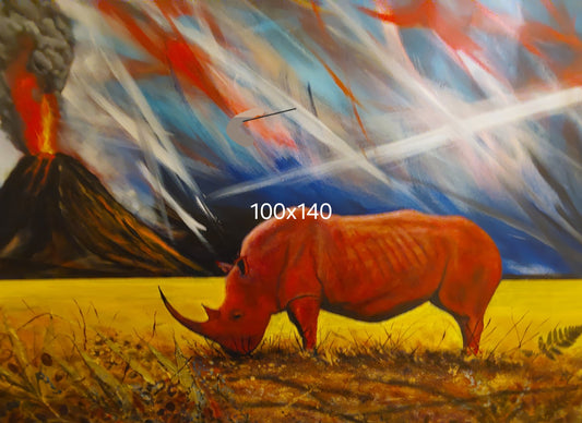 Nashorn abstrakt