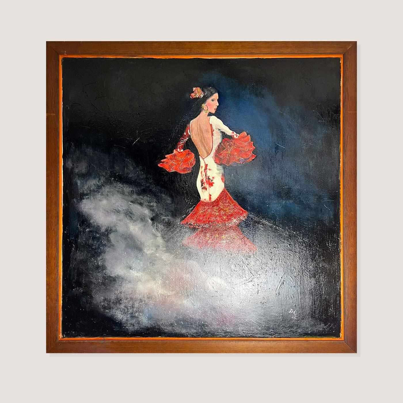Spanische Flamenco-Tänzerin