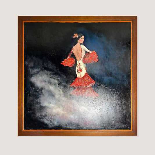 Spanische Flamenco-Tänzerin